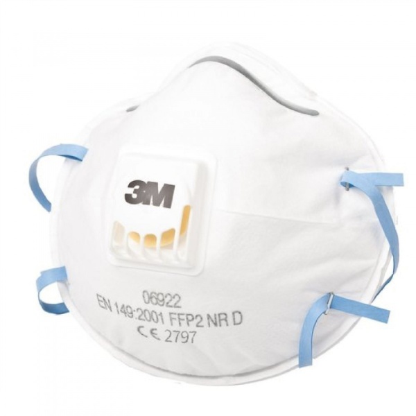 3M Masca De Protectie Respiratorie Cu Supapa FFP2 069223M